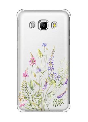 Чохол з потовщеними кутами на samsung galaxy j5(2016)/j510 :: квіткова ідилія (принт 382)