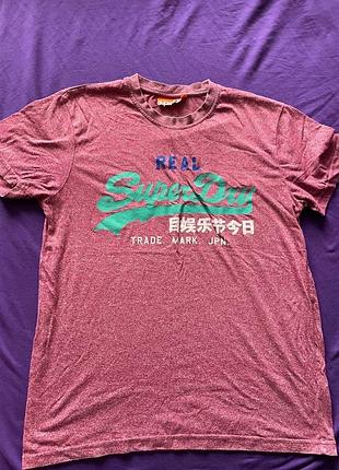Чоловіча футболка superdry real superdry jpn l (вінтажний стиль)