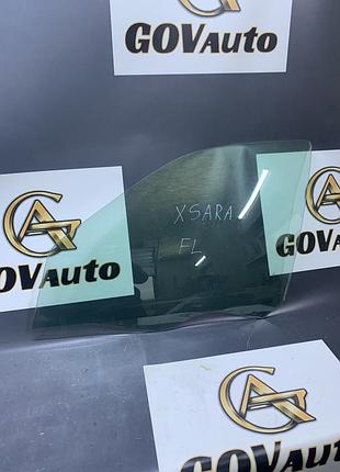 Стекло двери citroen xsara переднее левое