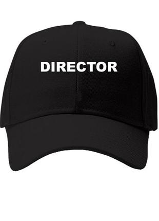 Кепка/бейсболка з принтом director білий