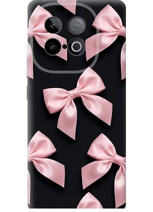 Чохол силіконовий на телефон vivo iqoo z10 turbo coquette ribbons dark coquette "6767u-4150-58250"