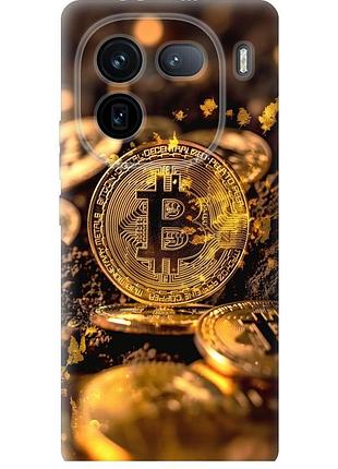 Чехол силиконовый на телефон vivo iqoo 12 pro золотая лихорадка биткойна "6089u-3420-58250"