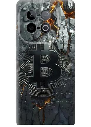 Чехол силиконовый на телефон vivo iqoo z10 turbo раскаленный биткойн "6091u-4150-58250"