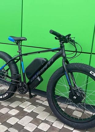 Електровелосипед 26-4.0 повний привод fat bike avanti 4.0 750 w + 750 w 15 ah 48 v new 20