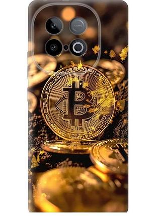 Чехол силиконовый на телефон vivo iqoo z10 turbo золотая лихорадка биткойна "6089u-4150-58250"