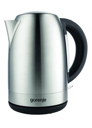 Электрочайник gorenje k17feii 1.7л, металл, нерж