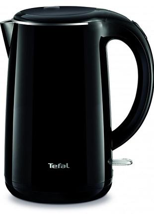 Электрочайник tefal ko260830 sefe`tea 1.7л, strix, пластик, глянец черный