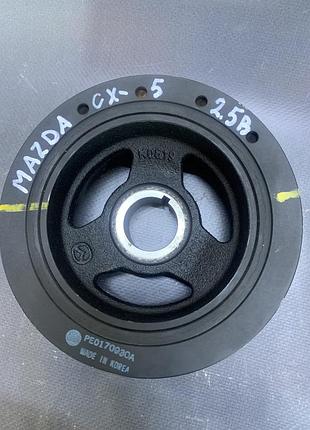 Шків колінвала mazda cx-5 2.5b skyactiv pe0170930a