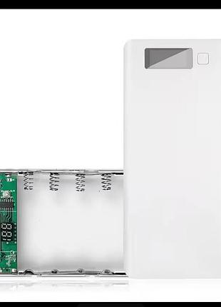 Корпус power bank (powerbank) 8 аккумуляторов 18650 черный