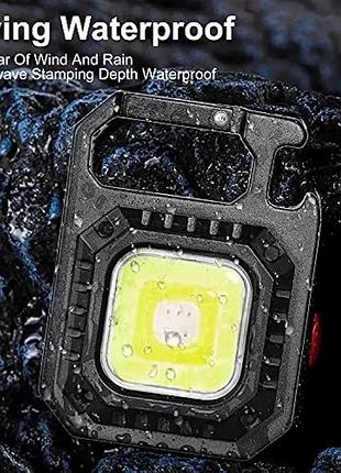 Фонарь карабин w5130 500 lumens. фонарь брелок, карабин, магнит