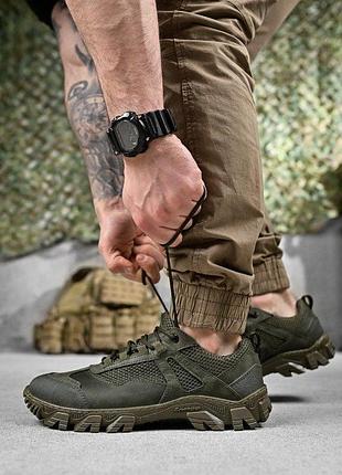 Тактичні кросівки армійські omega літнє взуття для військових олива 46