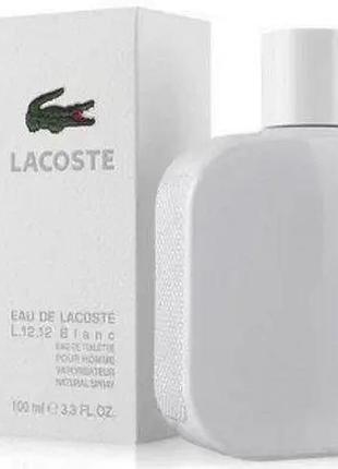 Мужская туалетная вода lacoste l.12.12 blanc 100 мл