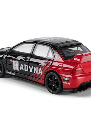 Модель авто mitsubishi lancer evolution ix масштаб 1:32 металлическая инерционная машинка со светом и звуком для детей 6