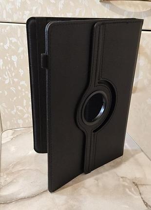 Универсальный чехол книжка-подставка leather case premium на планшет 10" чёрный