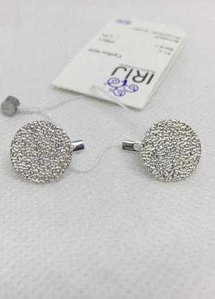 Нові родовані срібні сережки срібло 925 проби