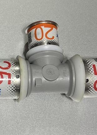 Тройник репозиционный композиционный ppsu uponor s-press 25-20-25