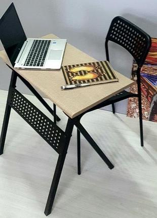 Компьютерный стол. регулировка высоты. столешница "постформинг".