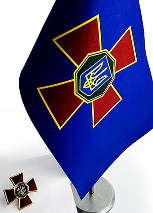 Набір dobroznak прапорець + значок національної гвардії україни