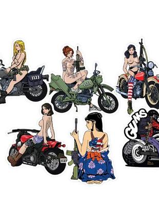 Стікерпак "1133 girls&road" (8450)