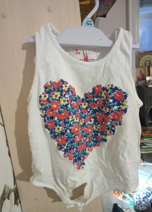 Маечка на девочку 7 лет, можно раньше