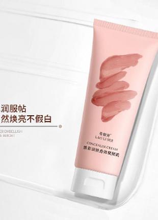 Крем под макияж осветляющий и увлажняющий lao li shi concealer cream 80мл