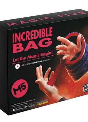 Устройство для демонстрации фокусов и трюков в игровой форме "magic five. incredible bag"