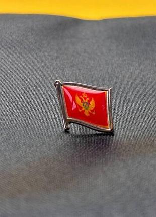 Значок dobroznak прапор чорногорії (8109)
