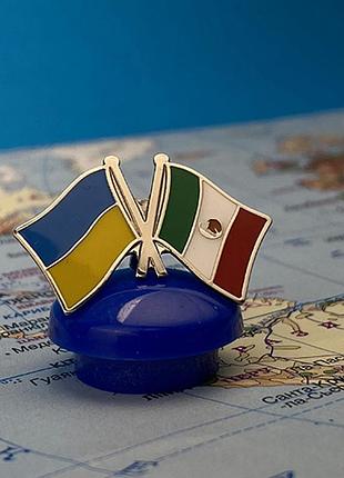 Значок флаги украина / мексика