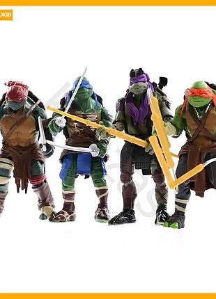 Rest набор фигурок ракушки ниндзя 4 шт teenage mutant ninja turtles для детей и коллекционирование игровые