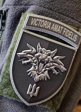 Шеврон 38 обрмп victoria amat fidelis объемный олива