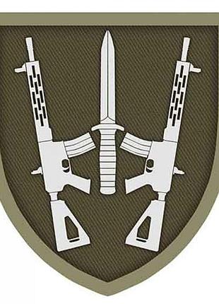 Шеврон dobroznak зсу 67 омбр олива об'ємний