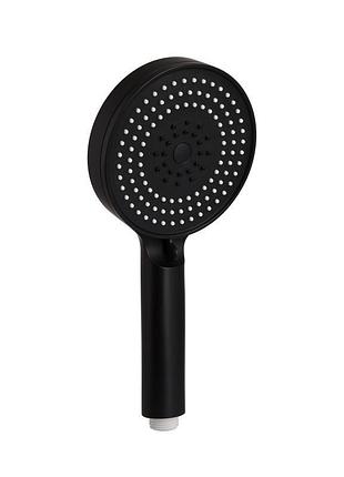 Лійка для ручного душу qtap rucni d 130 мм округла qtruc125blm45951 black matt