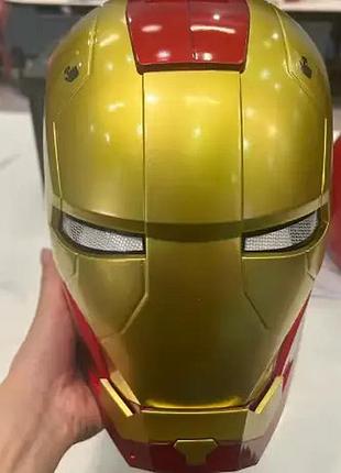 Коллекционный шлем железного человека iron man в натуральную величину marvel iron man марвел