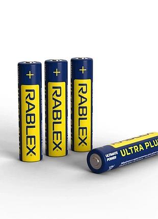 Батарейки rablex super power alkaline 1.5v aaa lr03 (ціна за 1шт 64028