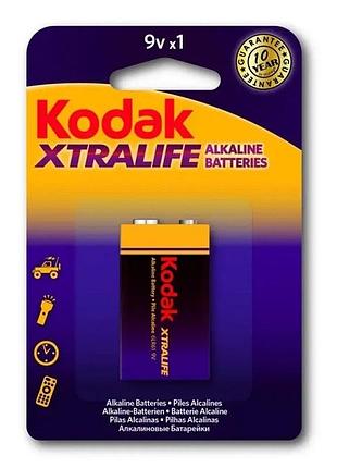 Батарейки kodak xtralife alkaline 6lr61 крона 9v 33706