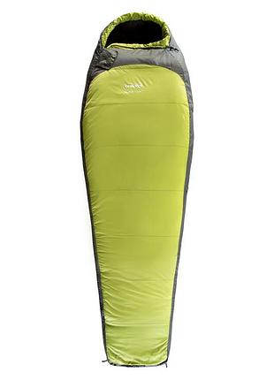 Спальний мішок tramp boreal long кокон лівий green/grey 225/80-50 utrs-095l-l