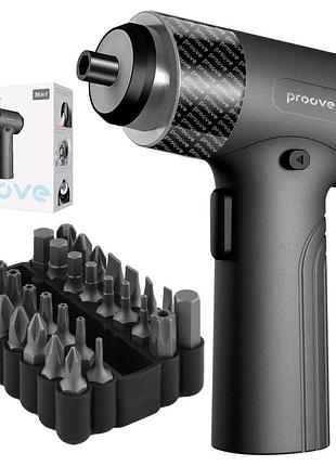Электрическая отвертка proove driller 36 в 1 – аккумуляторный набор отверток