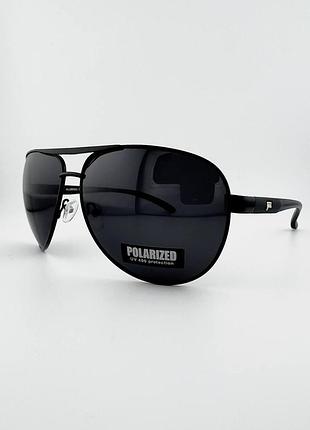 Солнцезащитные очки капли авиаторы polarized p312 c.1 с поляризацией черный