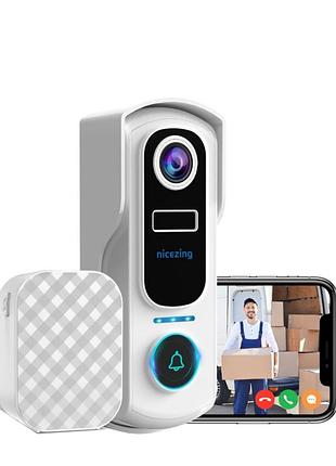 Бездротовий відеодзвінок nicezing з wi-fi та full hd камерою