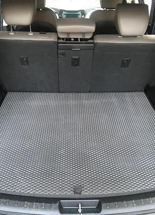 Коврик багажника (eva, черный) (5 мест) для hyundai santa fe 3 2012-2018 гг