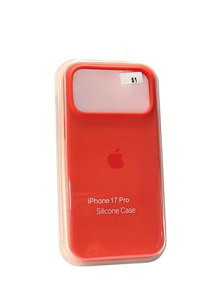 Чехол силиконовый для iphone 17pro silicone case orig full №51 4you