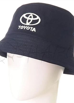 Панама котонова з автомобільною вишивкою панамка універсальна літня toyota pkh20904 темно-синій