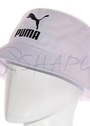 Панама брендовая летняя из хлопка панамка котоновая универсальная puma pkh21908 белый