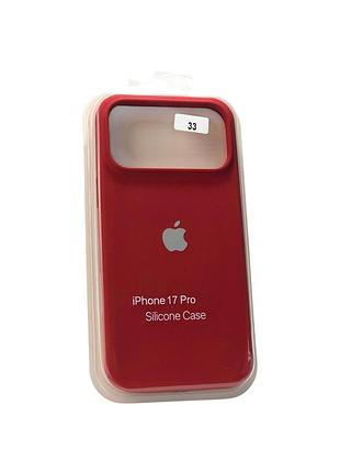 Чохол силіконовий для iphone 17pro silicone case orig full no33 camelia white 4you