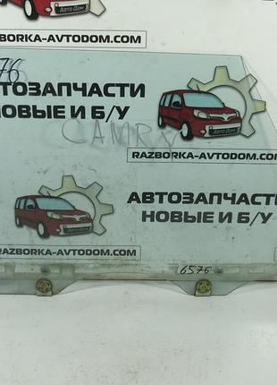 Скло заднього лівого дверей toyota camry sv20 (1987-1991) ое: 6811432050
