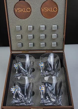 Набір leo 4 - кришталеві склянки (сбу)