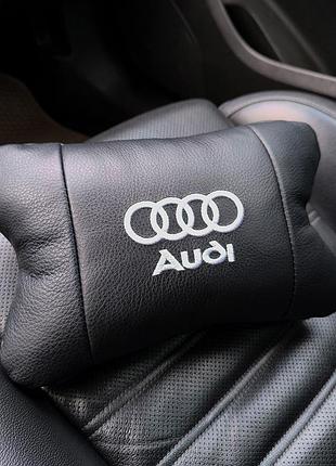 Комфортна подушка підголівник для автомобіля audi ауди 1шт, автоподушка для шиї на підголівники pv-32