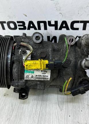 Компрессор кондиционера (sanden) peugeot 407 (04-11) , 508 (10-18), 607 (99-10), citroen c5, c6 oe:9660555380
