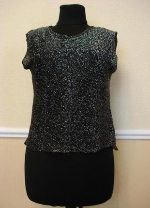 Летняя кофточка трикотажная блузка без рукавов