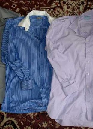 Отличные мужские рубашки 50-52р ,состояние новых,качество!цена за 3 шт.